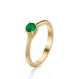 Pierścionek zaręczynowy z szmaragdem AJPZ_018